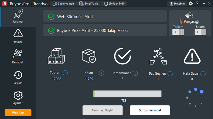 buybox pro yazılım demo